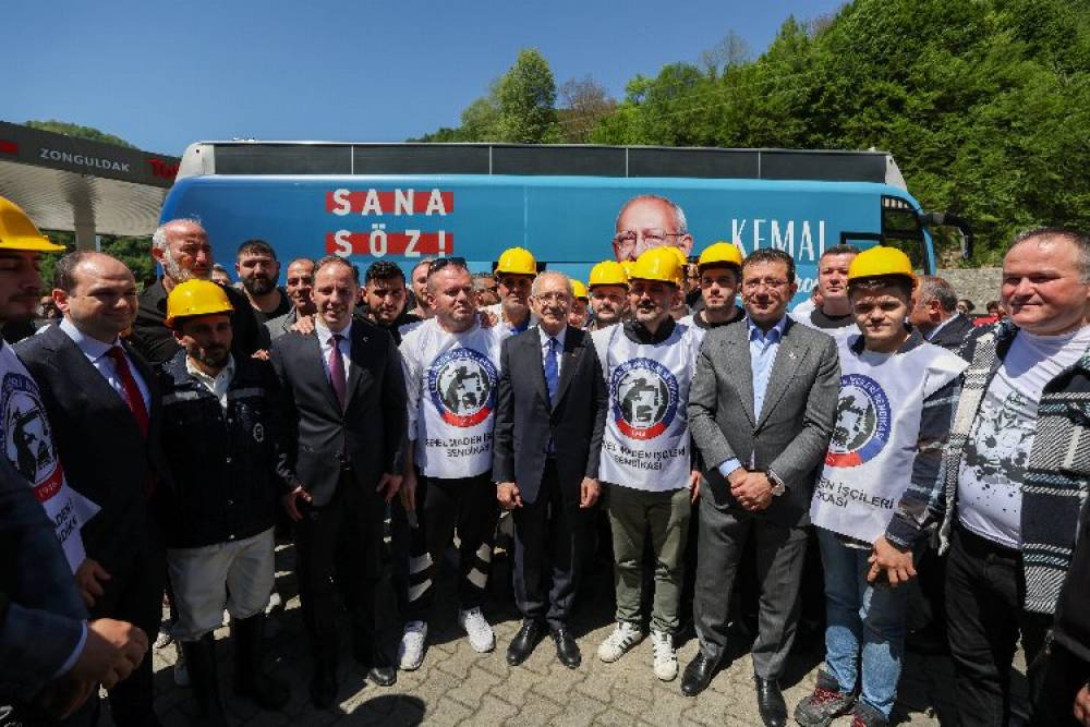 Kılıçdaroğlu'ndan kahraman madencilere teşekkür ziyareti
