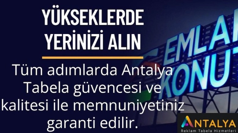 Antalya Reklam Tabela Firması