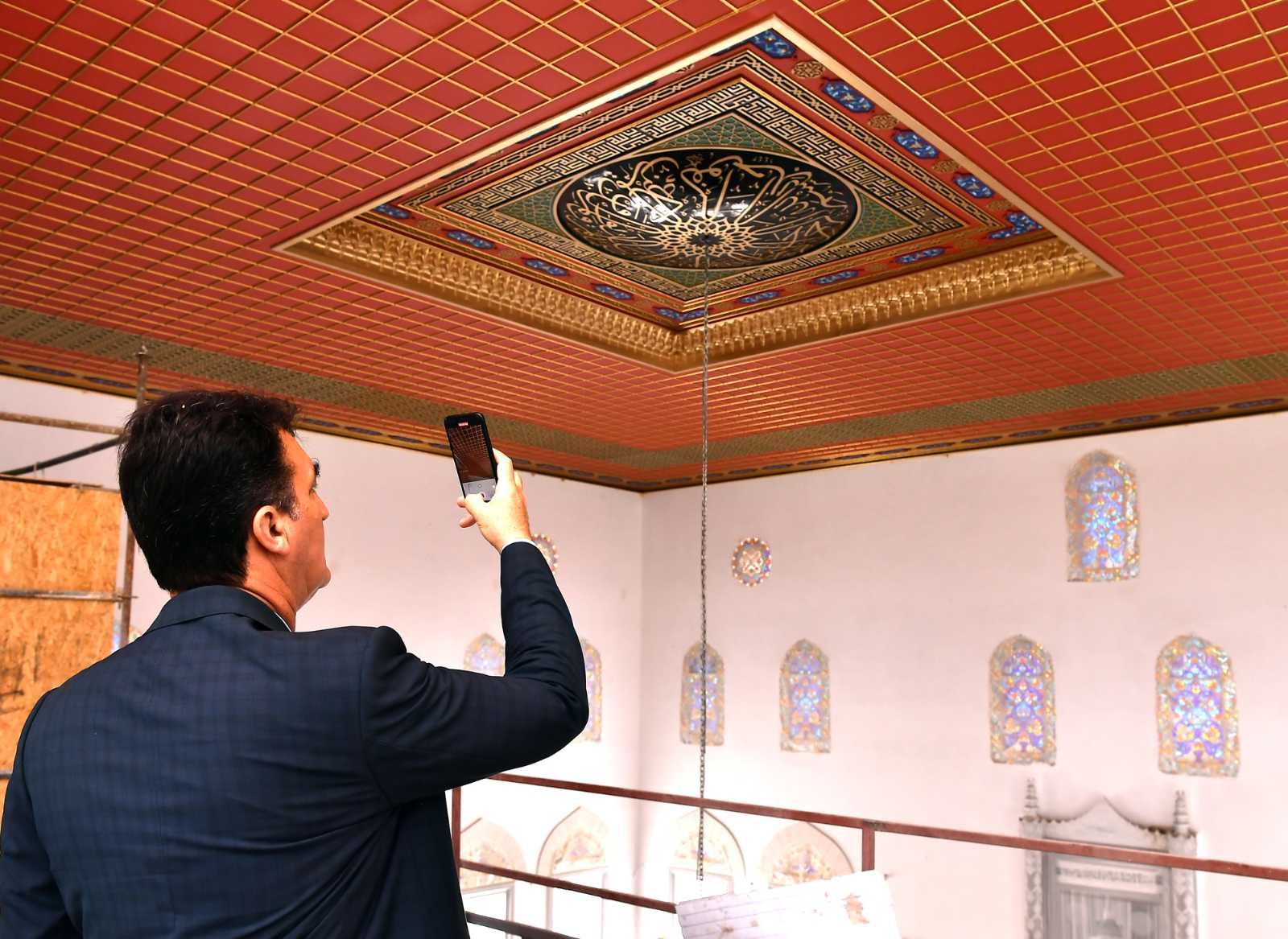 Osmangazi Camii’ne yakışan hizmet